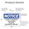 Signmission Door To Remain Unlocked During Business Hours, 18 in W x Rectangle, Plastic OS-2PACK-NS-P-1218-L-11529 - alternate 7